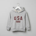 EMBROIDED USA FLEECE HOODIE