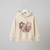 Peacock Floral Sequence Hoodie