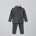 Polka Dots In Gray Highneck Set