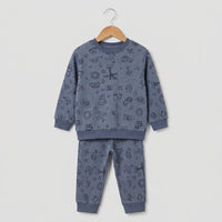 Planes in Blue Fleece Tracksuit