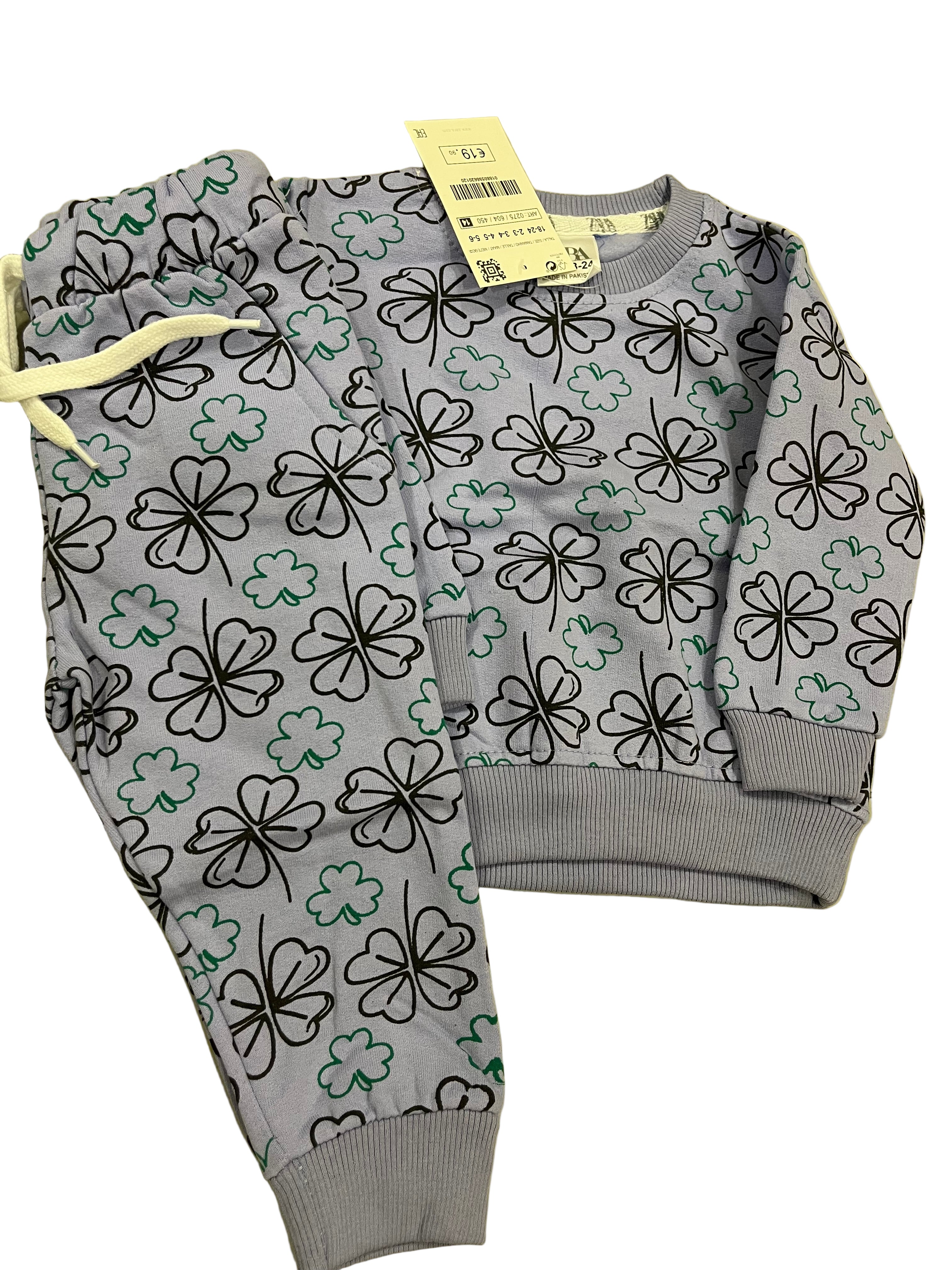 Lilac floral tracksuit