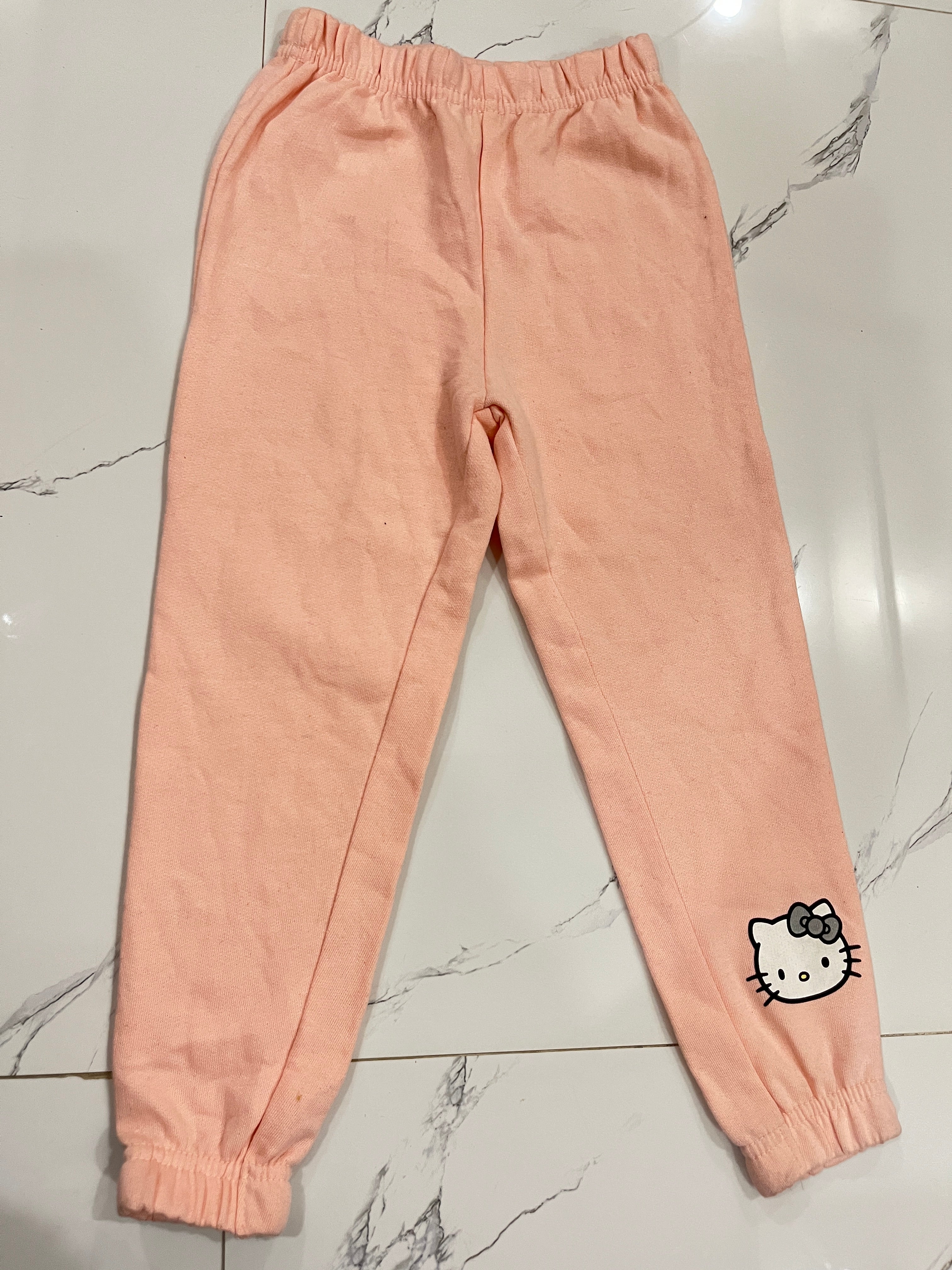 Peach kitty trouser