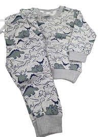 Dino Gray Fleece Tracksuit