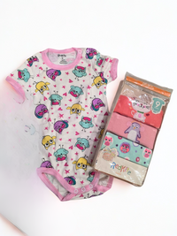 Pack of 5 rompers