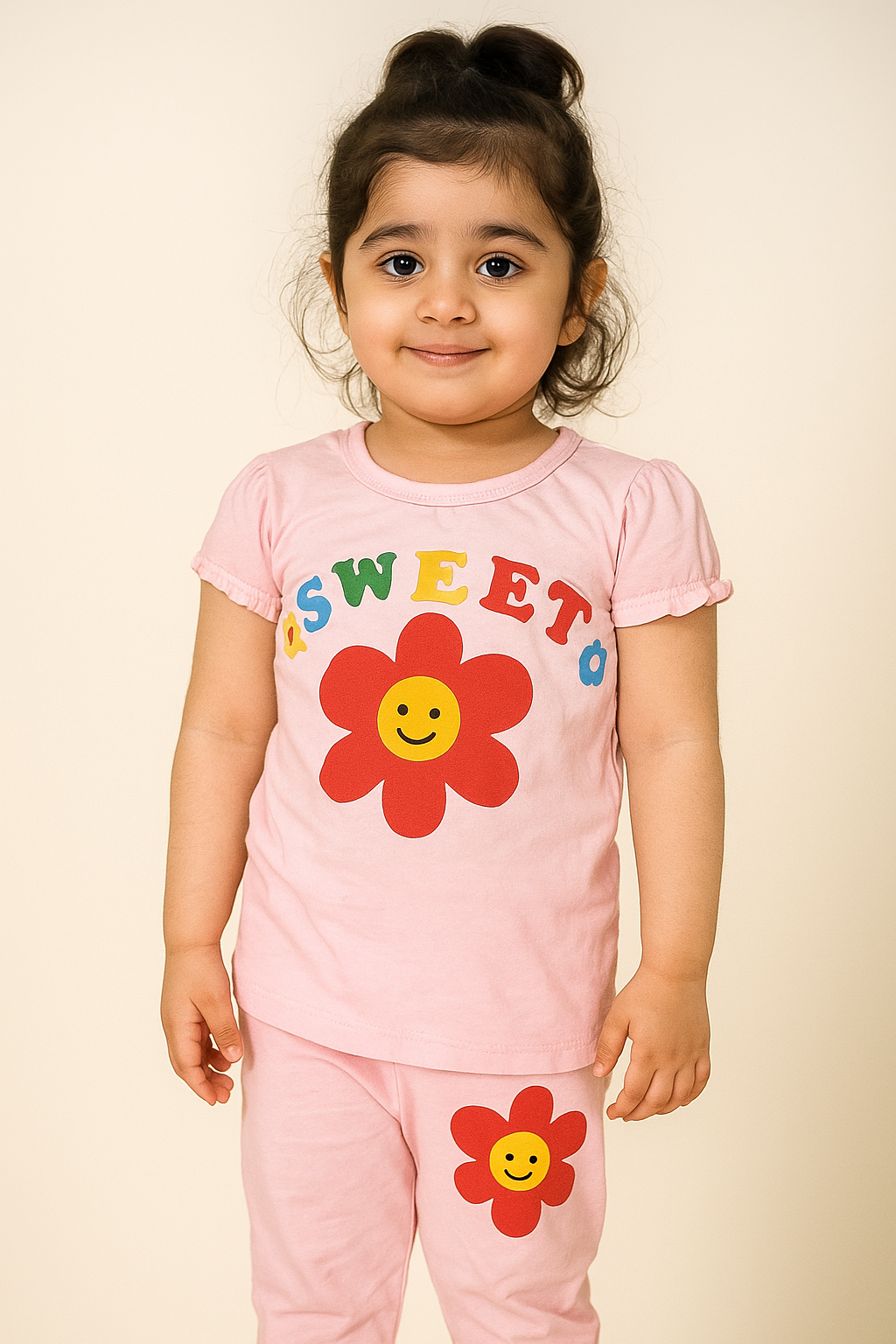 Pink flower set