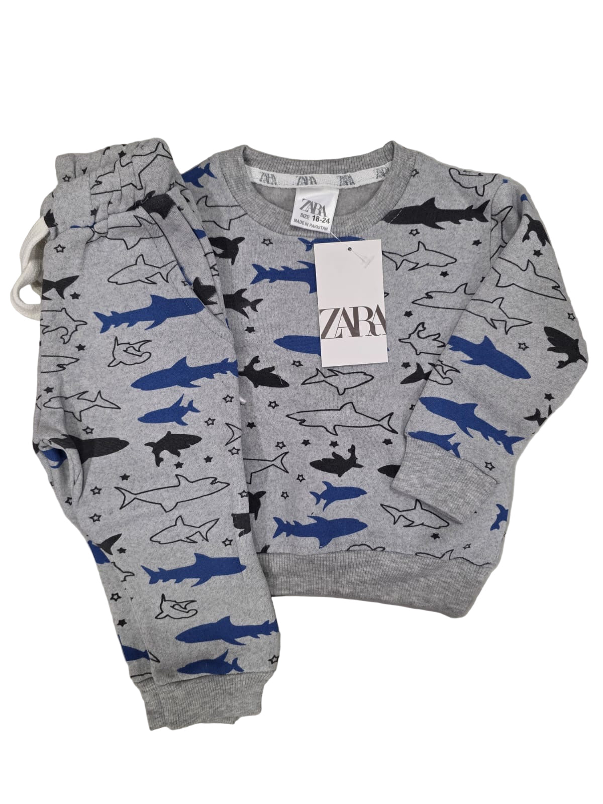 Grey shark tracksuit