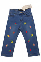 Floral jeans