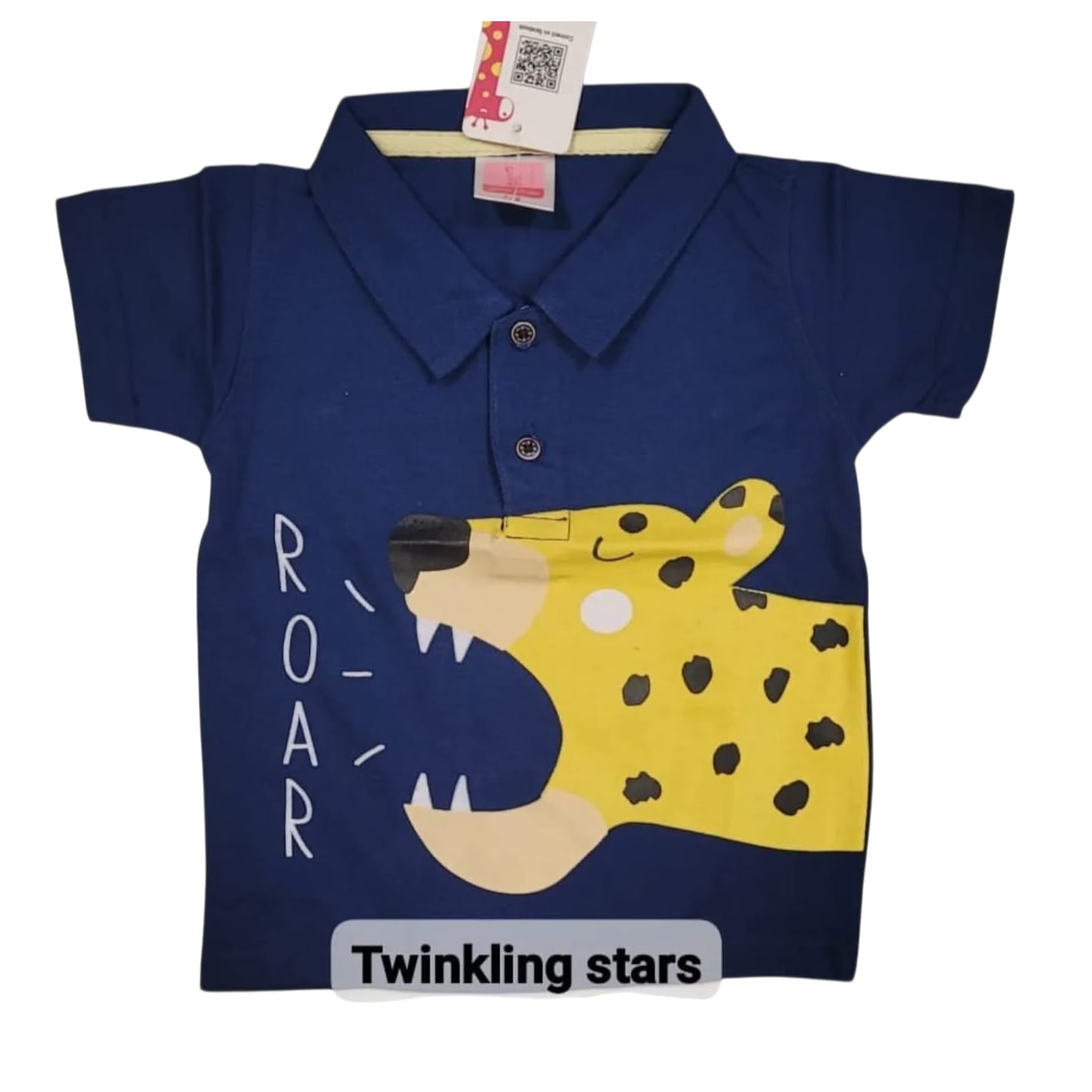 Cheetah polo tshirt