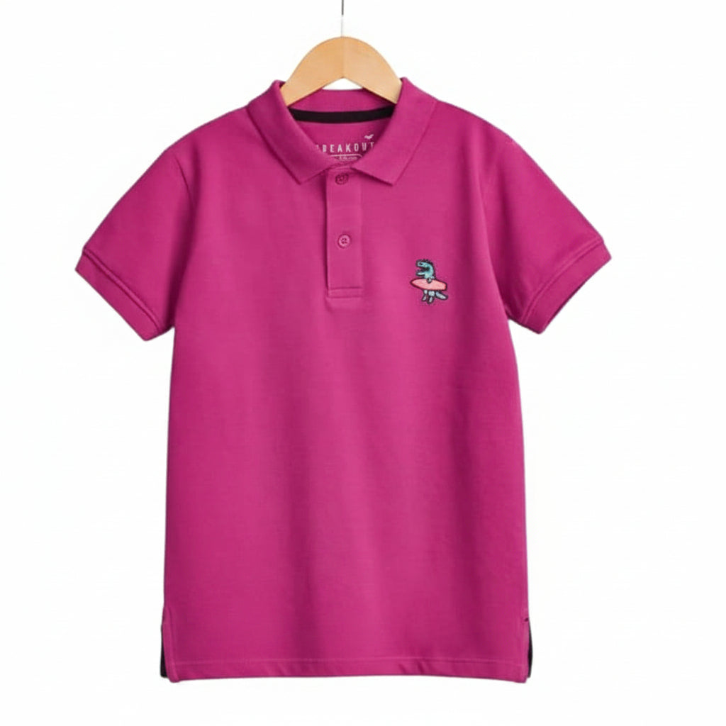 Breakout Magenta Polo Tshirt