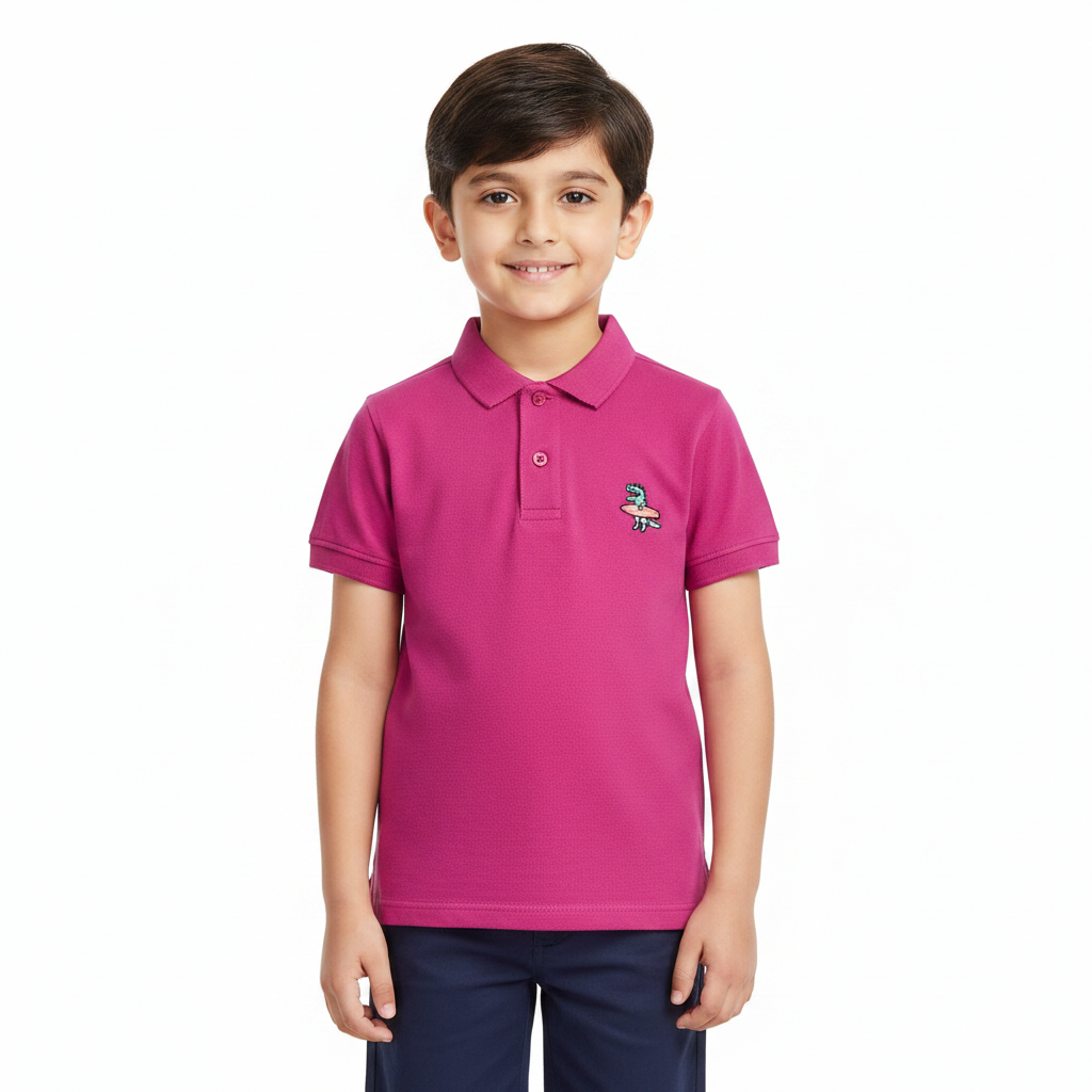 Breakout Magenta Polo Tshirt