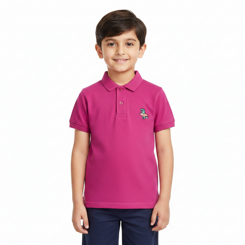 Breakout Magenta Polo Tshirt