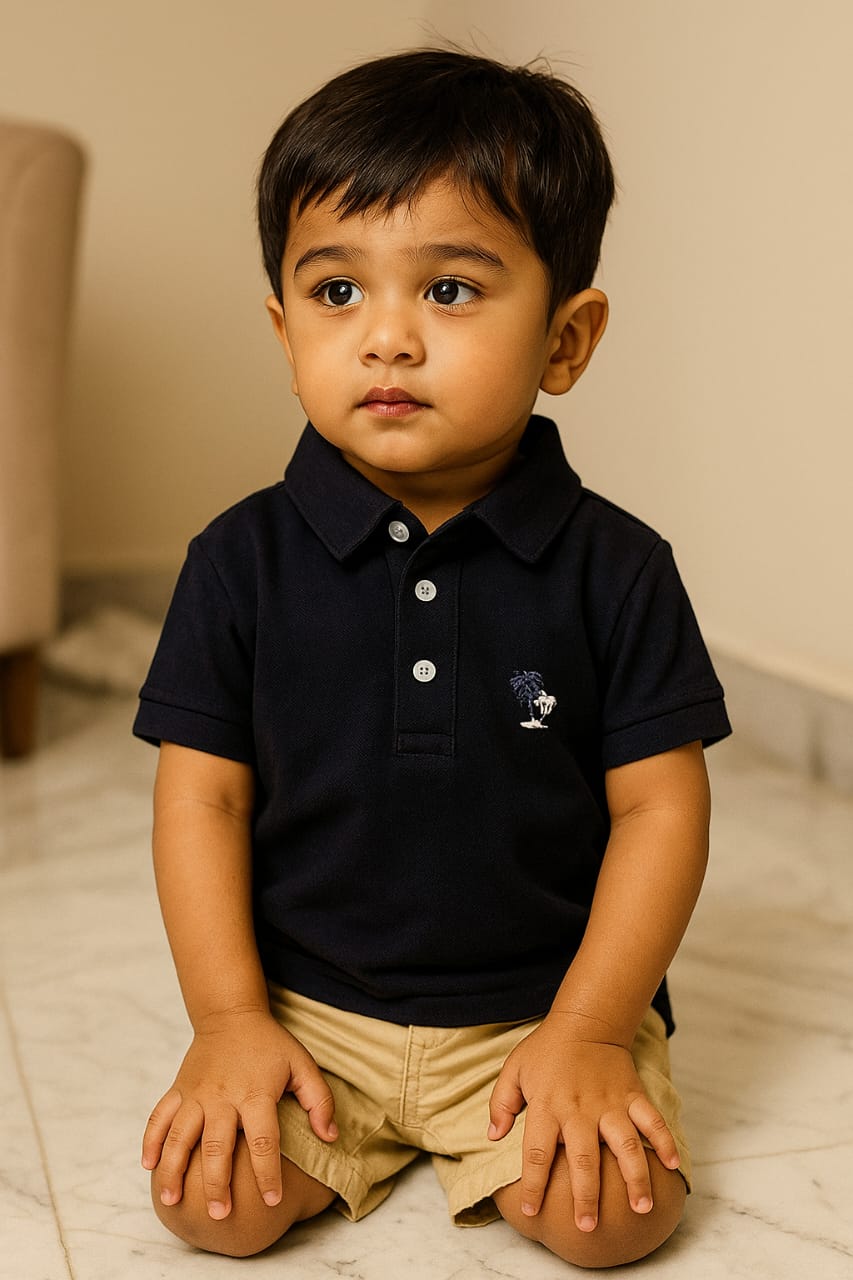 Blue polo tshirt