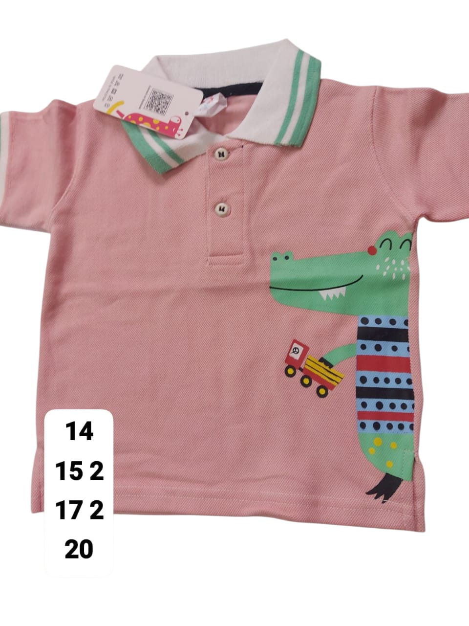 Pink polo tshirt