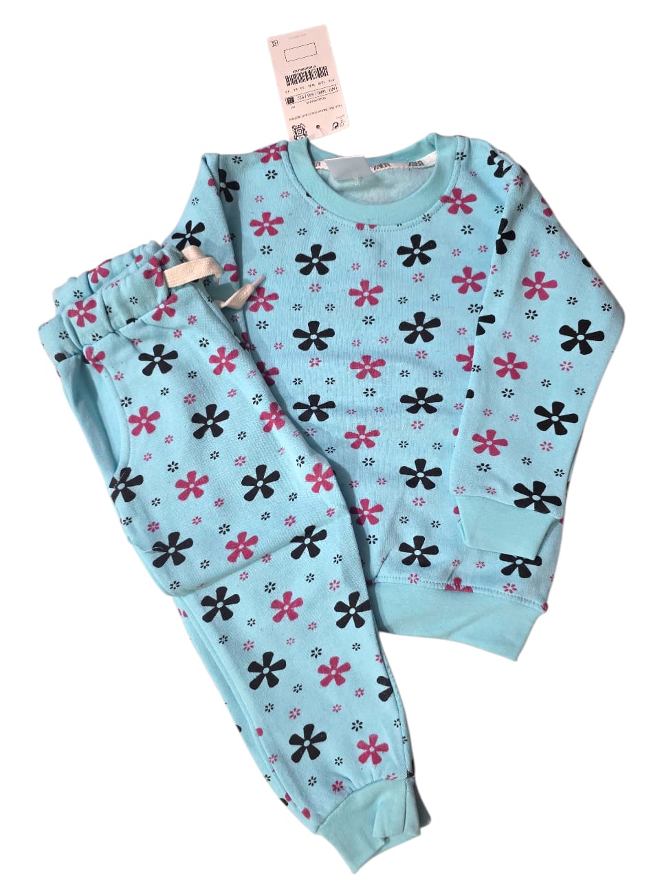 Blue floral tracksuit