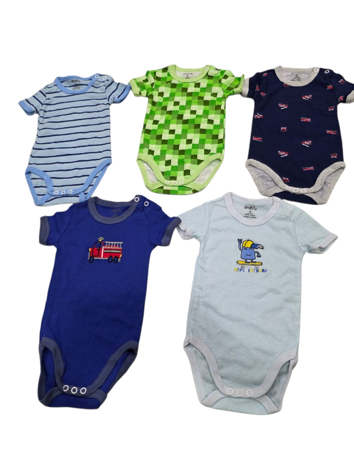 Pack of 5 rompers