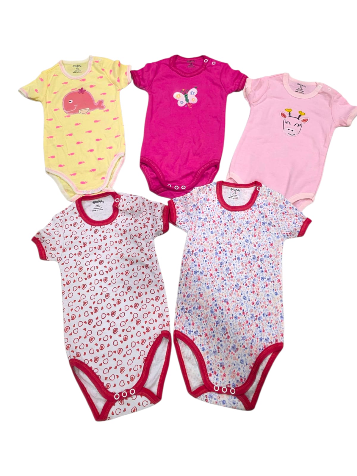 Pack of 5 rompers