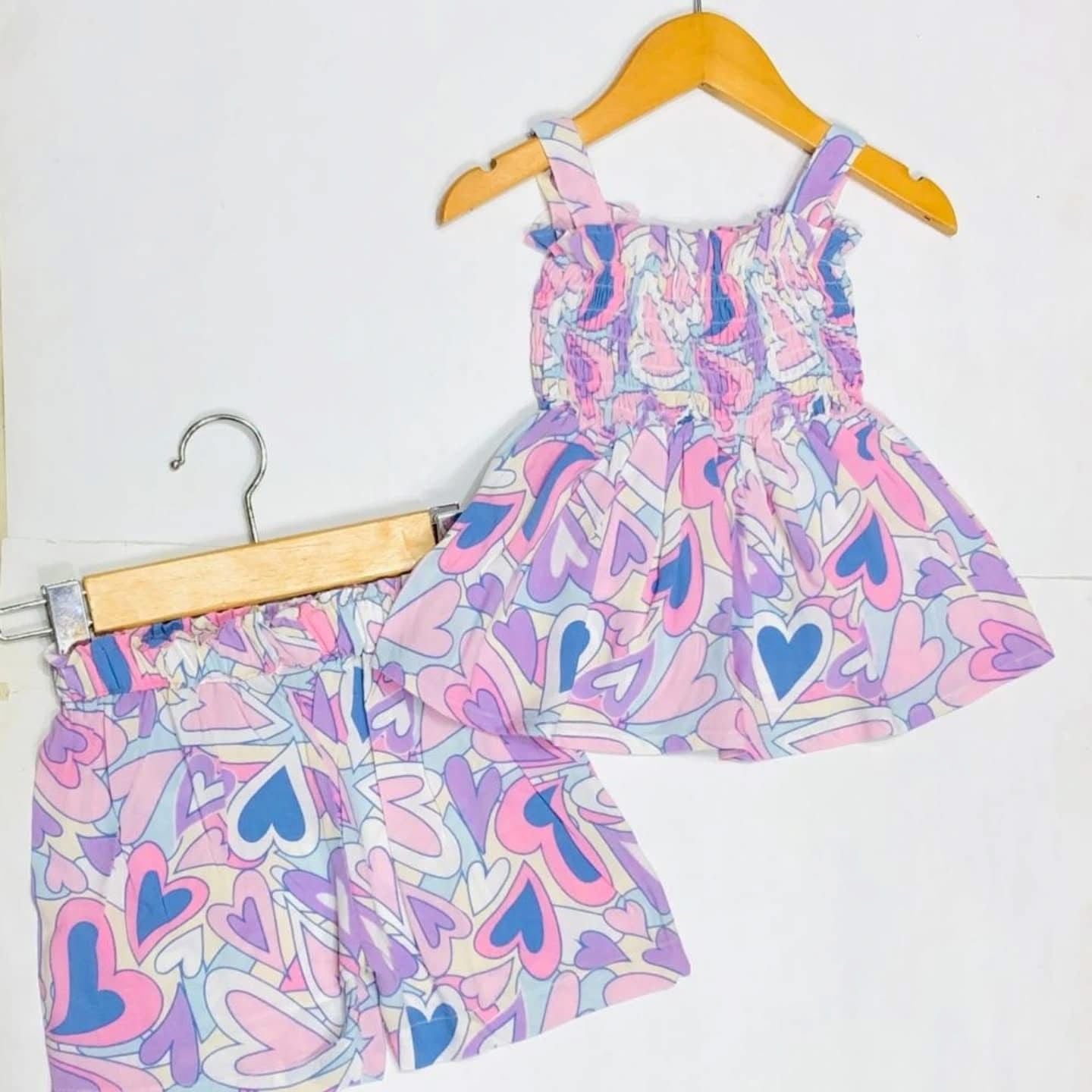 Pink heart set