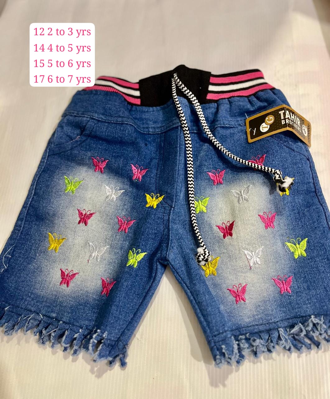 Embroidered shorts