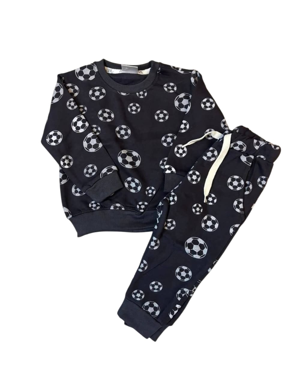 Football black tracksuit