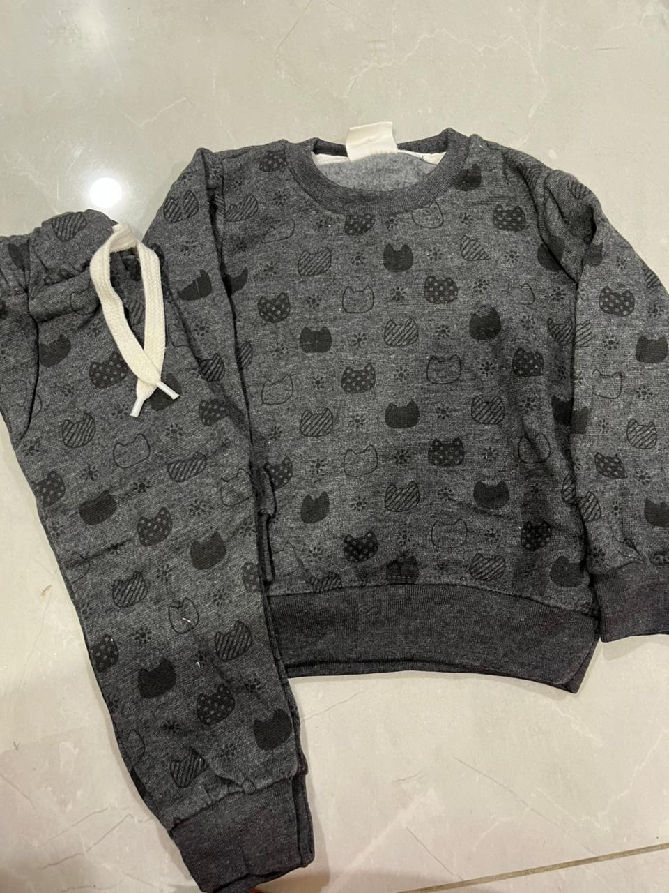 Black grey tracksuit