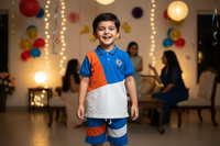 Blue polo set