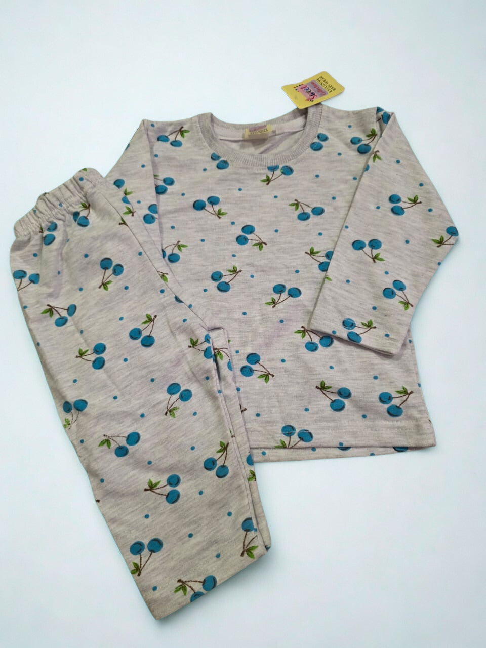 Blue cherry nightsuit