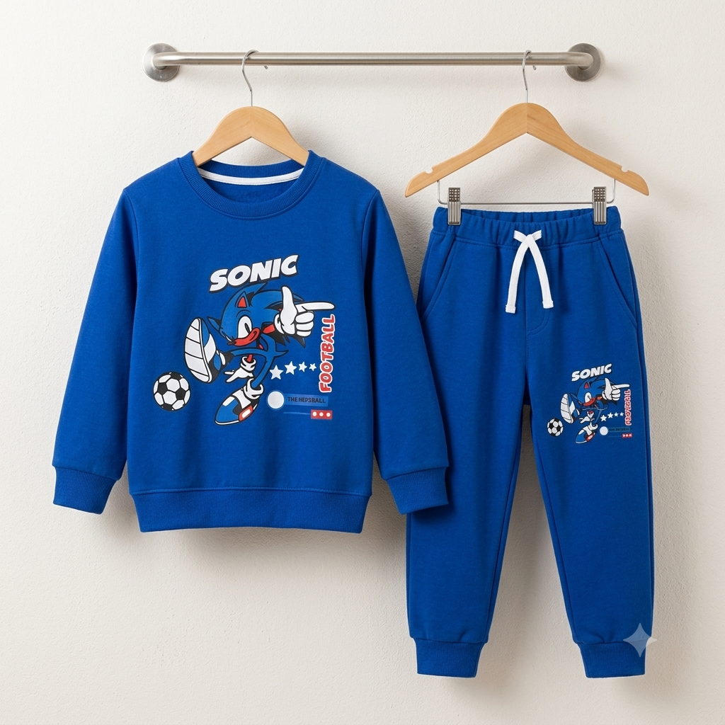 Sonic Blue Fleece Tracksuit