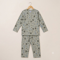 Football Full Sleeves Cotton Jersey Nightsuit