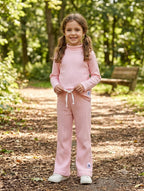 Round Neck Ribbed Suit