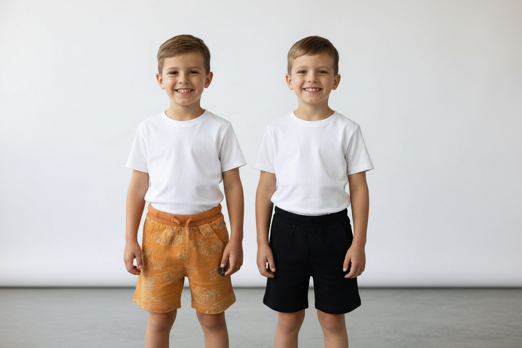Orange and Black Sinsay Shorts (Pack of 2)