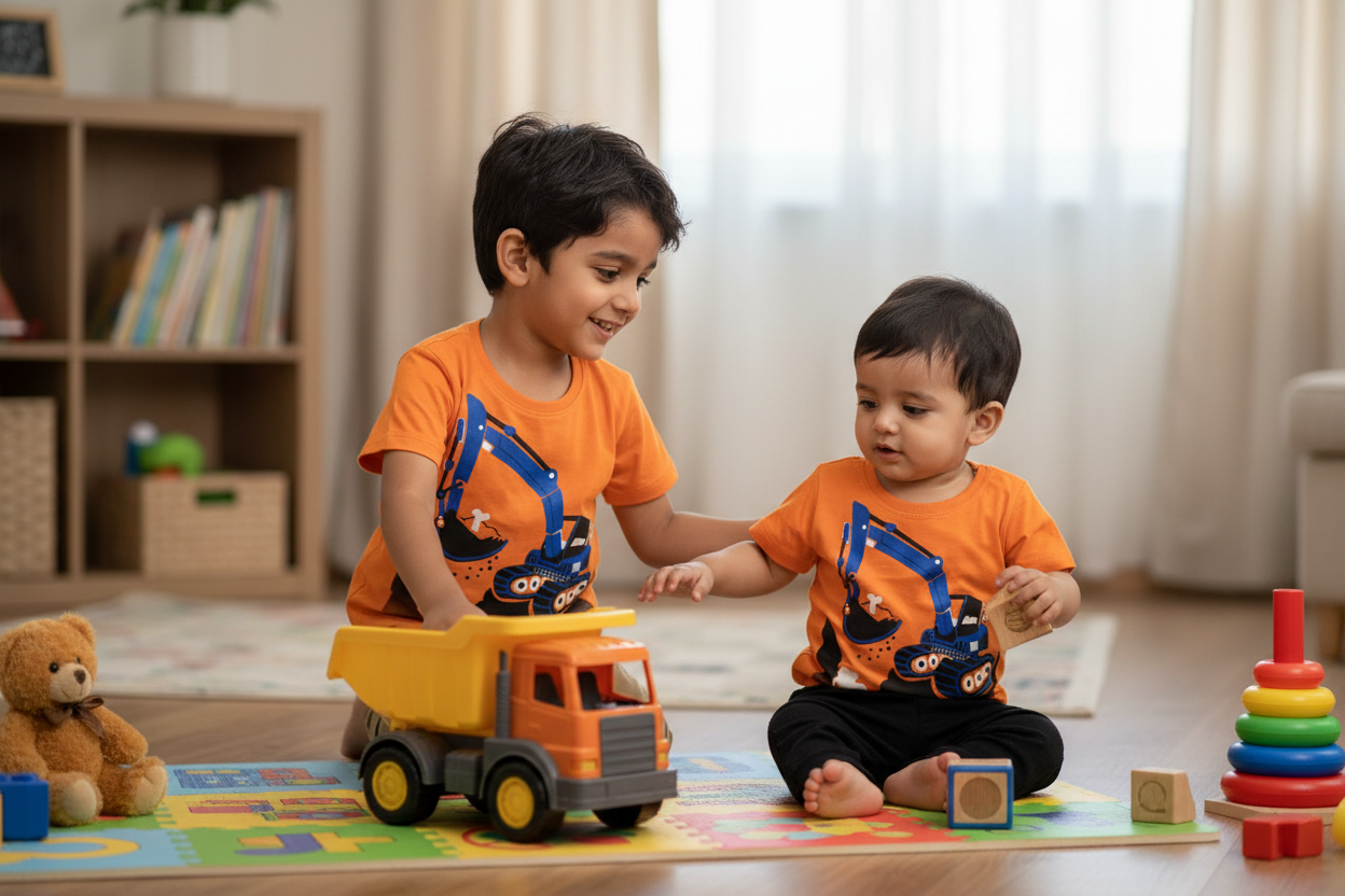 Orange truck tshirt