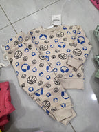 White Headphones Fleece Tracksuit