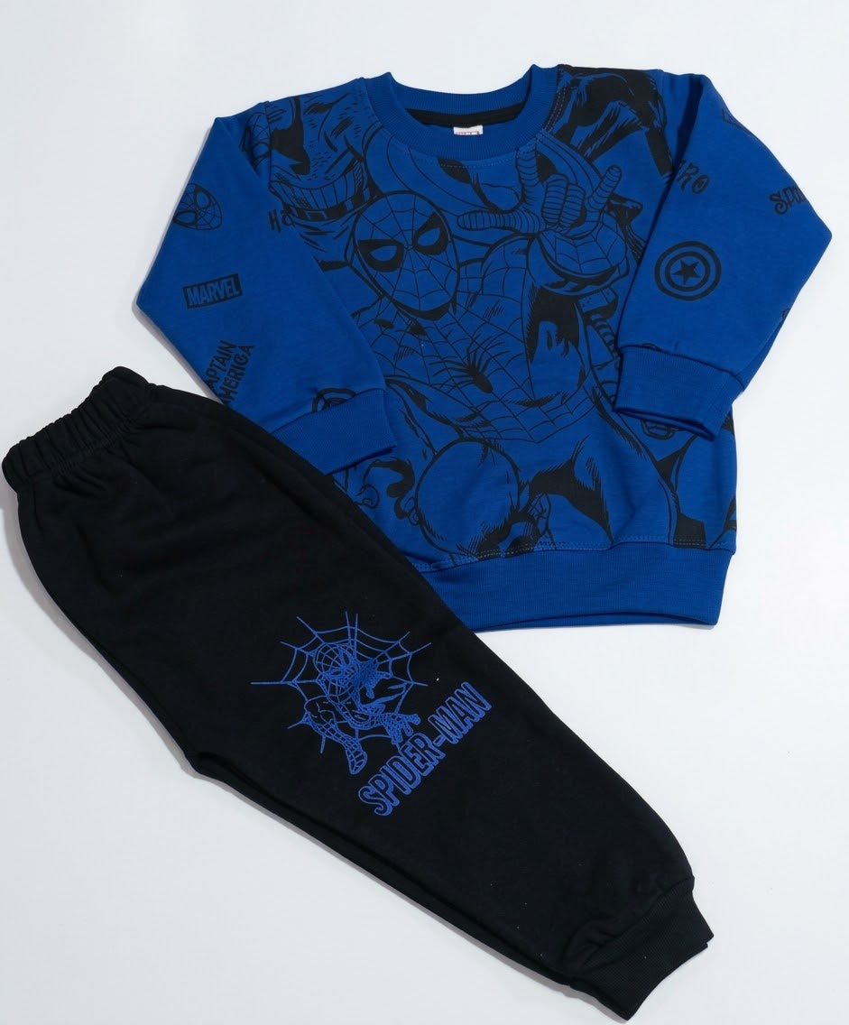 Spiderman Blue Fleece Tracksuit
