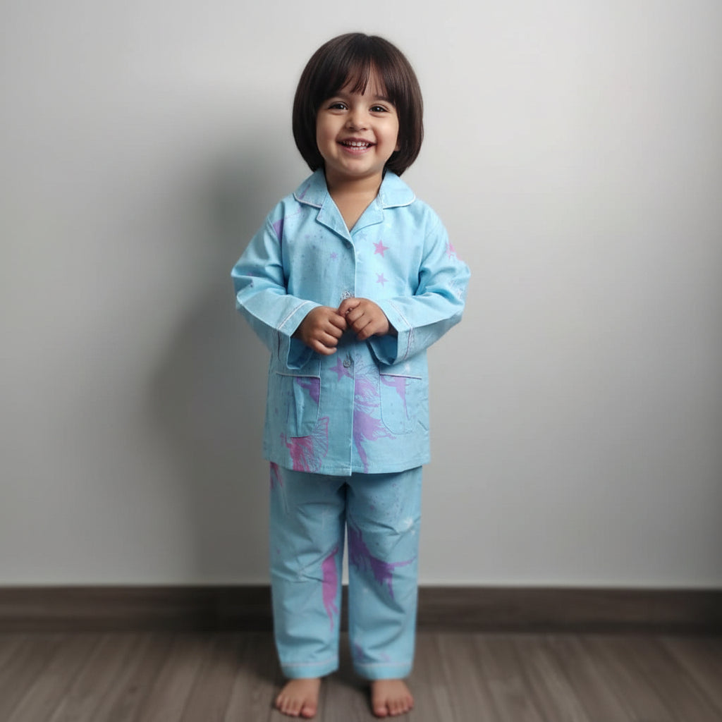 Pink Fairy Cotton Nightsuit