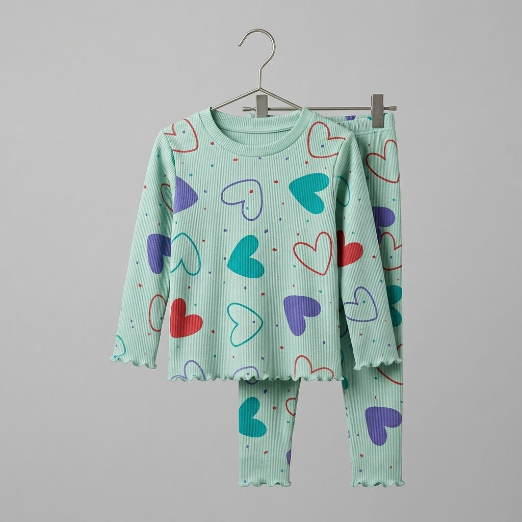 Colorful Hearts Lounge Set