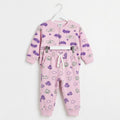 Purple Butterfly Fleece Tracksuit