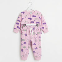 Purple Butterfly Fleece Tracksuit
