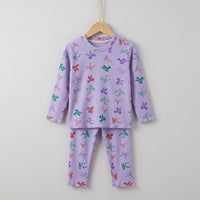 Purple Ribbon & Knot Lounge Set