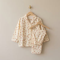Polka Peach Cotton Nightsuit