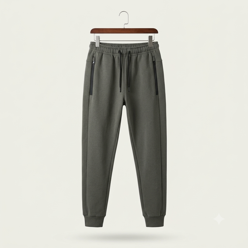 Minoti Export Green Zipper Fleece Trouser