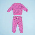 Icecream Cone In Pink Fleece Tracksuit