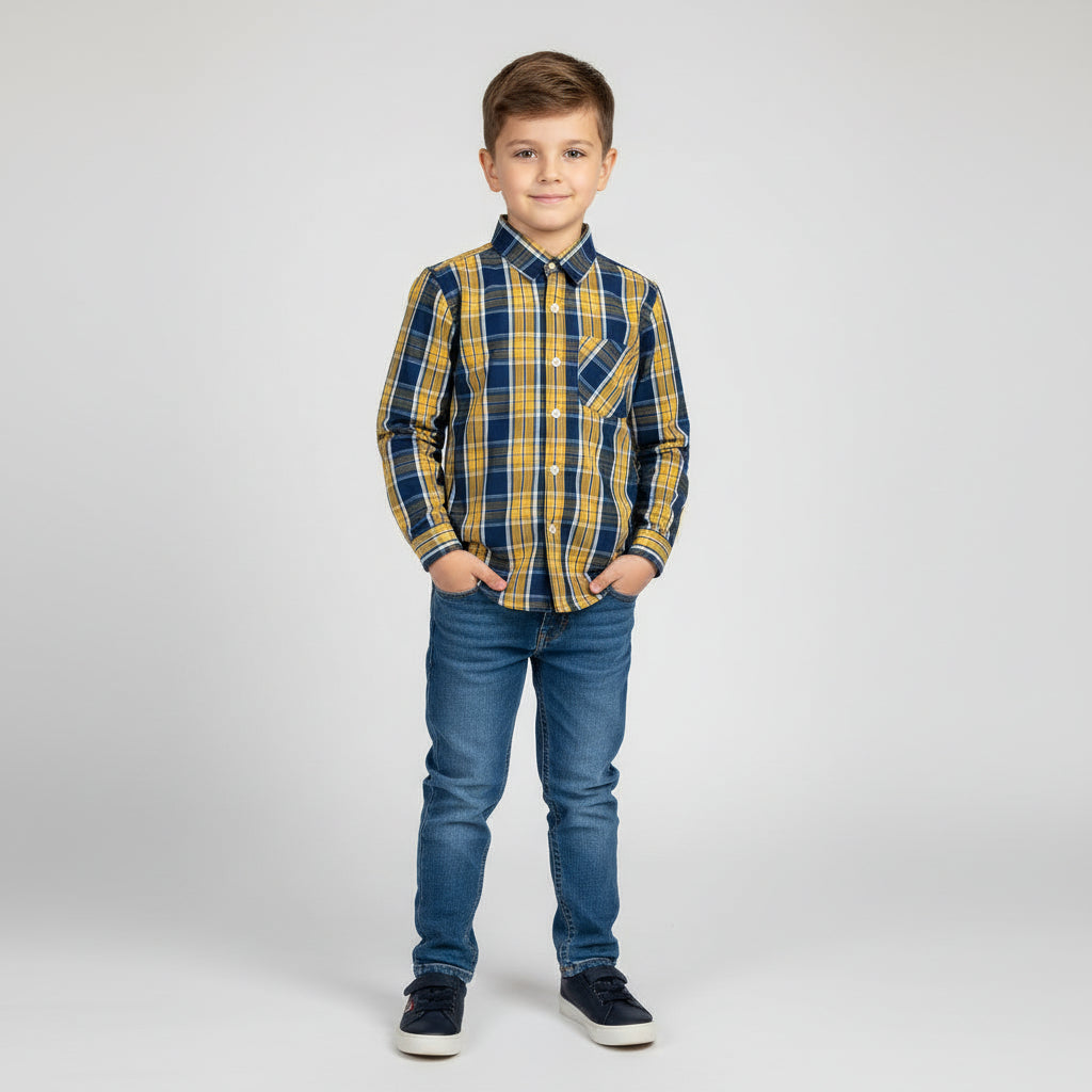 Casual Shirt Mustard