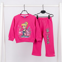 Pink Doll Fleece Flapper Style Tracksuit