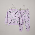 Purple Floral Fleece Tracksuit