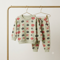 Floral Green Fleece Tracksuit
