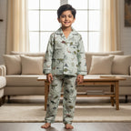 Dino Theme Cotton Nightsuit