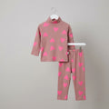 Pink Hearts Highneck Set