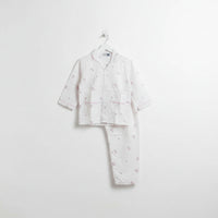 Floral Pink Cotton Nightsuit