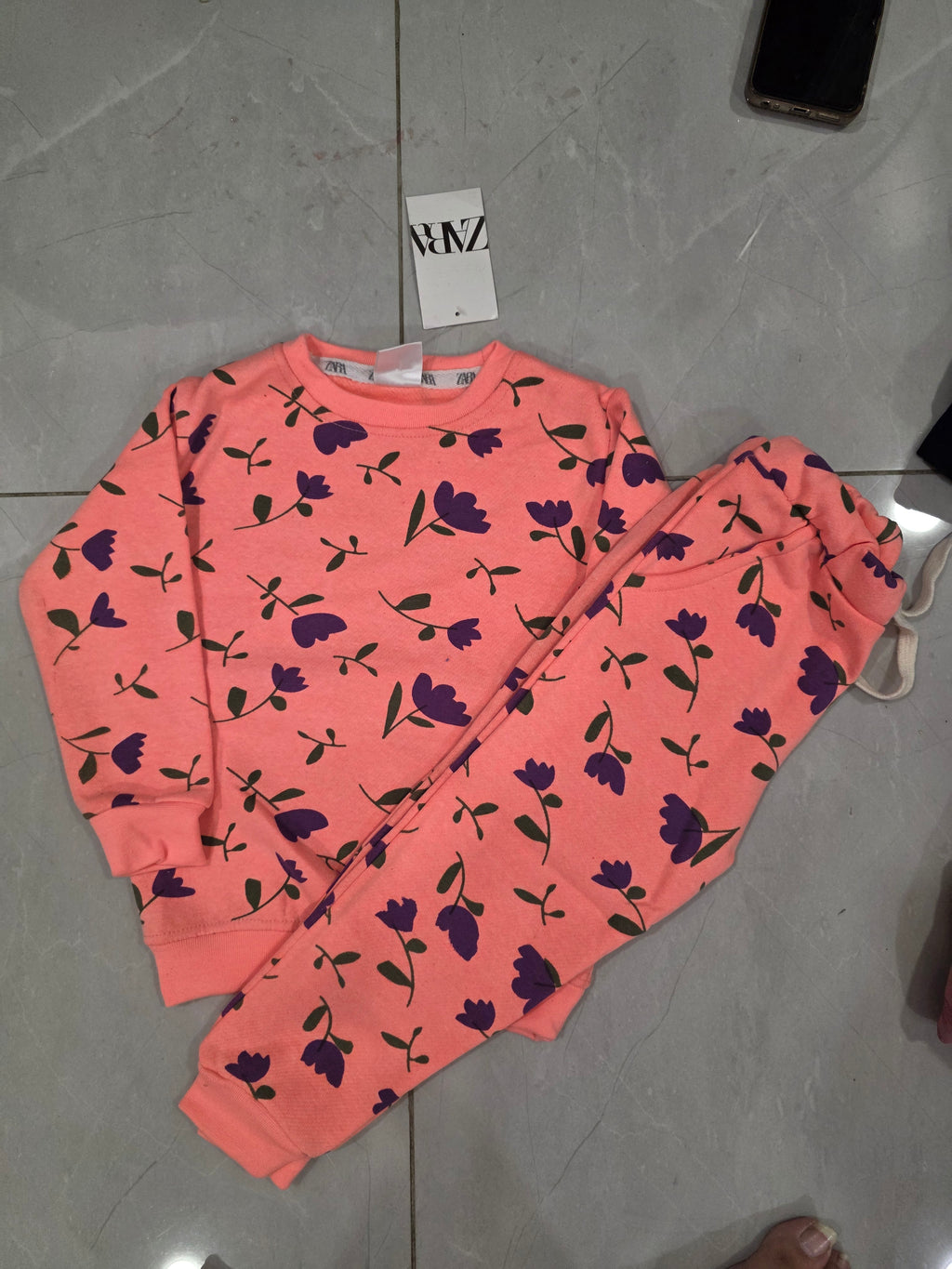 Peach Fleece Tracksuit