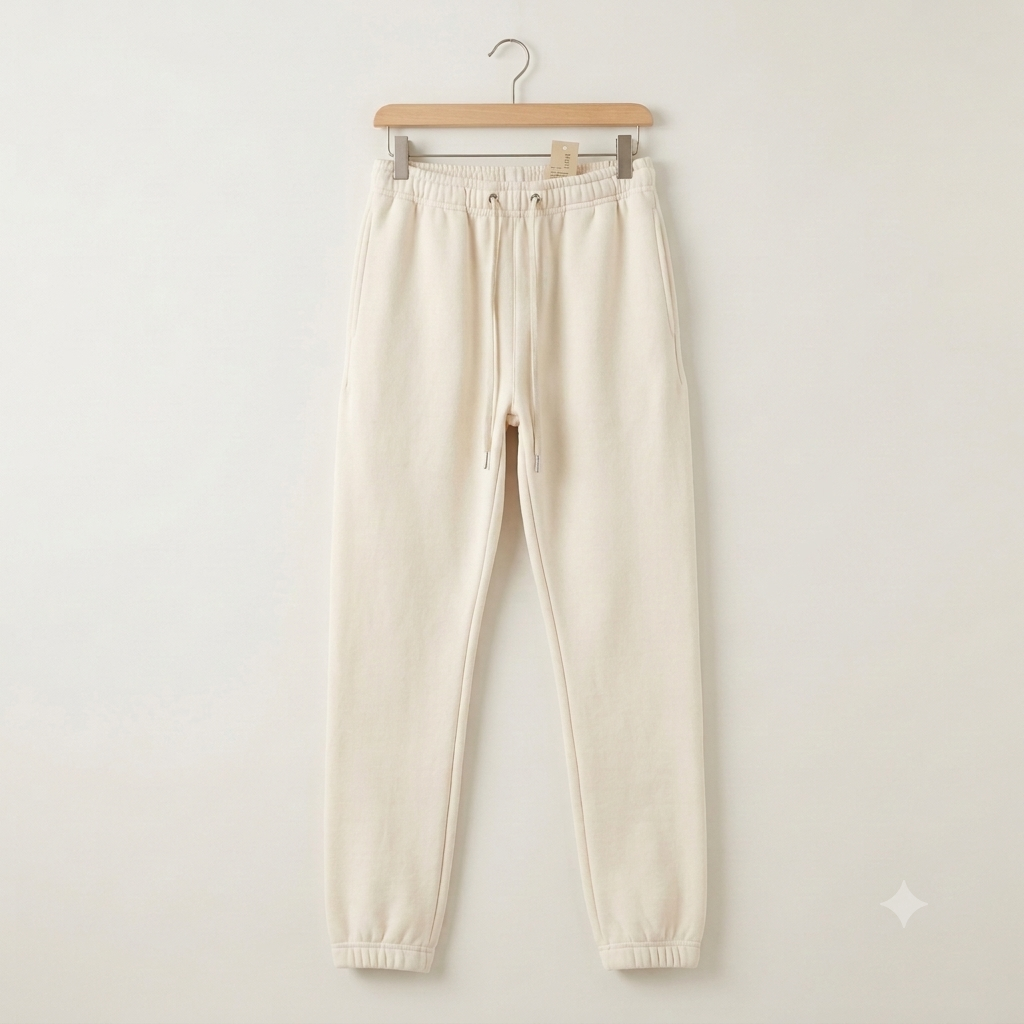 Minoti Export Offwhite Fleece Trouser